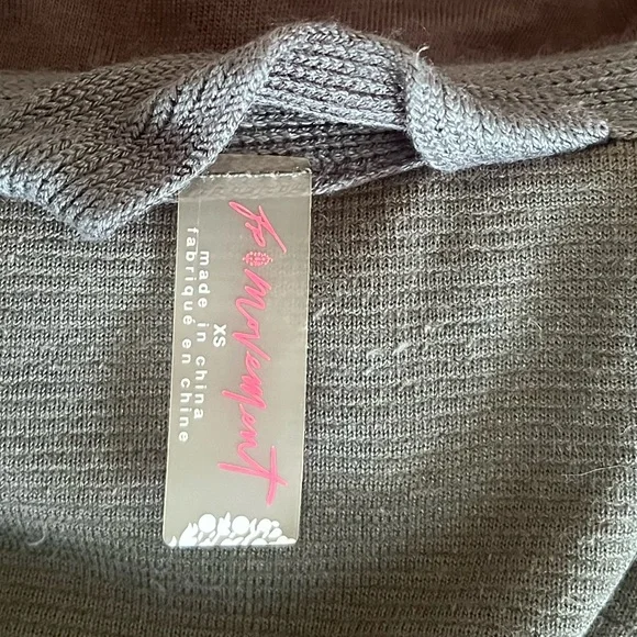 {FP Movement} Training Day Velour Jumpsuit in Grey - Womens XS - Picture 9 of 10